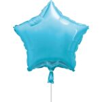 10'' Mini Shape Μπαλόνι Αστέρι Baby Γαλάζιο