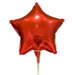 10'' Mini Shape Μπαλόνι Αστέρι Κόκκινο