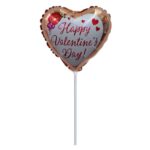 10” Mini Shape Μπαλόνι Rosegold Καρδιά Βαλεντίνου