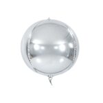 10" Ασημί Μπαλόνι Στρογγυλό Orbz