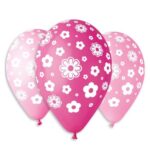 12'' Μπαλόνι τυπωμένο Λουλούδια Μαργαρίτες (25 τεμ)