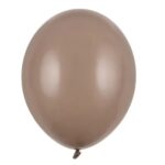 12" Καφέ Cappuccino Latex μπαλόνια (100 τεμ)