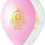 12" Μπαλόνι τυπωμένο χρυσή Άμαξα (25 τεμ)