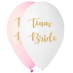 12" Μπαλόνι τυπωμένο μπάτσελορ Team Bride (25 τεμ)