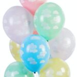 12" Μπαλόνι τυπωμένο Συννεφάκια (25 τεμ)