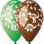 12" Μπαλόνια τυπωμένα Δεινόσαυροι (25 τεμ)