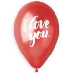 13'' Μπαλόνι τυπωμένο I Love You (25 τεμ)