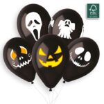 13'' Μπαλόνια Halloween Faces (25 τεμ)