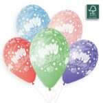 13'' Μπαλόνια Happy Birthday παστέλ (25 τεμ)