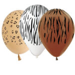 13" Μπαλόνι Animal print (25 τεμ)