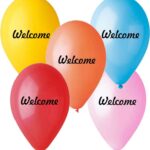 13" Μπαλόνι Welcome (25 τεμ)