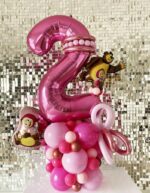 14" Μπαλόνι Mini Shape Μάσα και Αρκούδος - Image 2