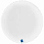 15" Μπαλόνι Άσπρο Τρισδιάστατη Σφαίρα ORBZ