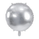 17'' Μπαλόνι στρογγυλό ασημί