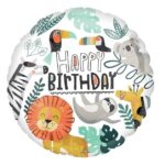 18'' Μπαλόνι γενεθλίων Get Wild - ζωάκια ζούγκλας