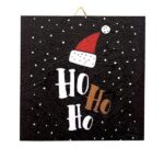 Χριστουγεννιάτικο Καδράκι Ho Ho Ho
