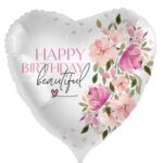 18'' Μπαλόνι Happy Birthday Beautiful