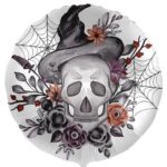 18'' Μπαλόνι φλοράλ Νεκροκεφαλή