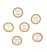 Κονκάρδες χρυσές για Bachelorette party (6 τεμ) - Image 2