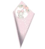 Χωνάκια ζαχαρωτών Ελεφαντάκι με φιόγκο - Image 2