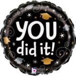 18" Μπαλόνι Αποφοίτησης Swirls - Image 2