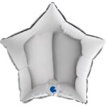 18" Μπαλόνι ασημί Αστέρι