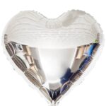 18" Μπαλόνι Ασημί Καρδιά