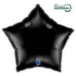 18" Μπαλόνι Αστέρι Μαύρο