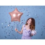 18" Μπαλόνι Αστέρι ροζ χρυσό - Image 2