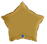18" Μπαλόνι αστέρι σατέν χρυσό