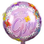 18" Μπαλόνι Birthday Girl Πεταλούδες