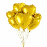 18" Μπαλόνι Χρυσή Καρδιά - Image 2