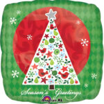 18" Μπαλόνι Χριστουγεννιάτικο Έλατο