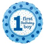 18" Μπαλόνι First Birthday Boy