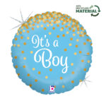 18" Μπαλόνι γέννησης It's a Boy glittering (ΝΟ PKG)
