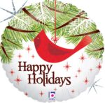 18" Μπαλόνι Happy Holidays Στολίδι