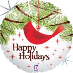 18" Μπαλόνι Happy Holidays Στολίδι