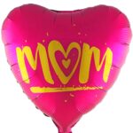 18″ Μπαλόνι Καρδιά φούξια Mom