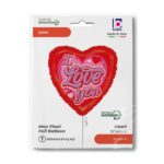 18" Μπαλόνι Καρδιά Retro Love - Image 2