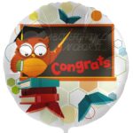 18" Μπαλόνι Κουκουβάγια Congrats