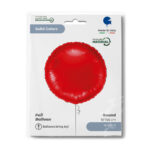 18" Μπαλόνι Κόκκινο Στρογγυλό - Image 2