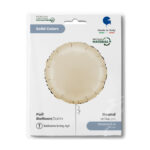 18" Μπαλόνι Κρεμ Στρογγυλό - Image 2