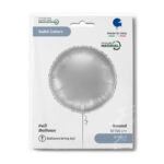 18" Μπαλόνι Στρογγυλό Ασημί - Image 2