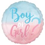 18" Μπαλόνι the Big Reveal "Boy or Girl"