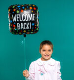 18" Μπαλόνι Welcome Back αστέρια - Image 2