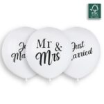 19" Μπαλόνια Just Married - Mr & Mrs