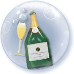 22" Μπαλόνι Bubble Ποτήρι Σαμπάνιας