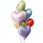 22″ Μπαλόνι Ροζ Καρδιά funky - Image 2