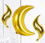 24" Μπαλόνι χρυσό Φεγγάρι - Image 2