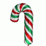 24" Μπαλόνι κόκκινο-πράσινο Candy Cane